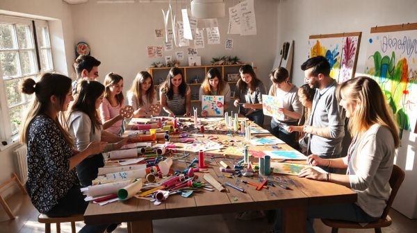 10 idées pour animer un atelier créatif amusant